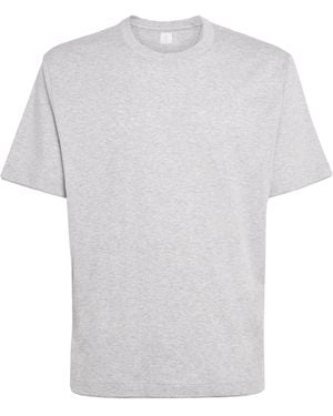 Eleventy Cotton-Blend Jersey T-Shirt - White