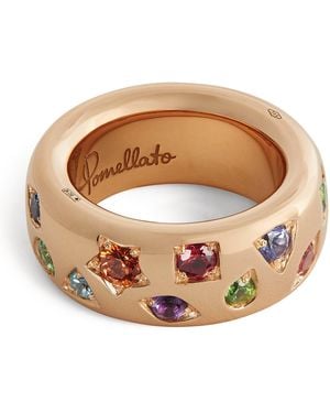 Pomellato Sapphire And Mixed Stone Iconica Ring - Brown