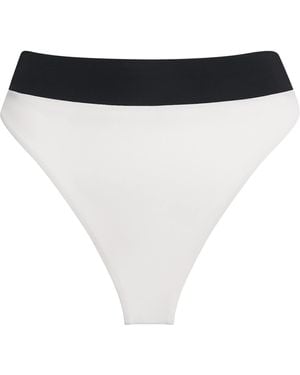 Goldbergh High-Rise Oceane Bikini Bottoms - White
