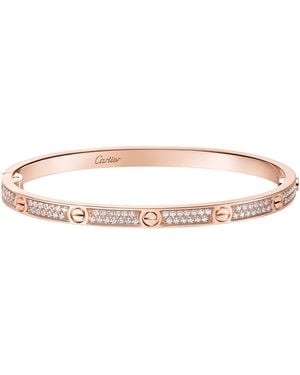 Cartier And Diamond Love Bracelet - Natural