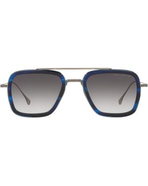 Dita Eyewear Titanium Aviator Sunglasses - Grey