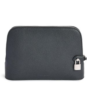 dunhill Leather Bourdon 27 Pouch - Black