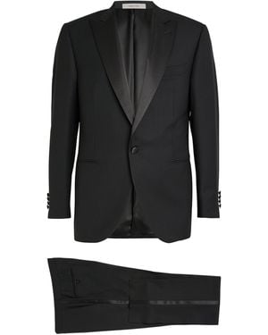 Corneliani Virgin Wool 2-Piece Tuxedo - Black