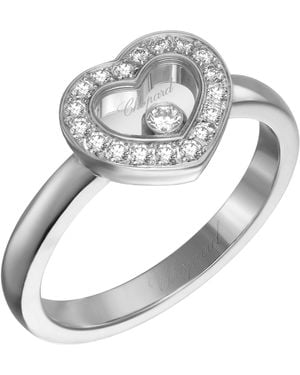 Chopard And Diamond Happy Diamonds Icons Ring - Metallic
