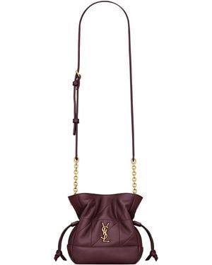 Saint Laurent Mini Leather Jamie Shoulder Bag - Red