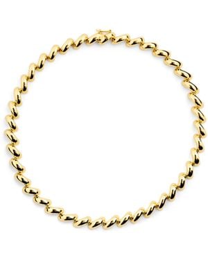 LIE STUDIO Plated Edith Necklace - Metallic