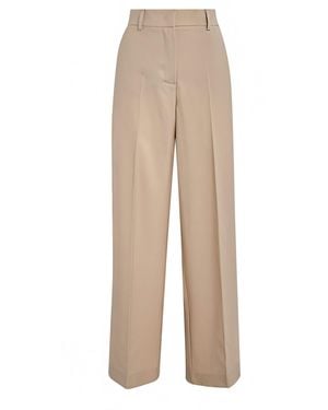 Weekend by Maxmara Virgin Wool Tailored Trousers - Natural