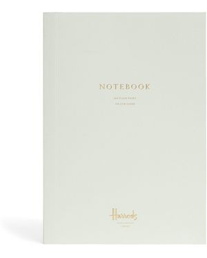 Harrods Plain A5 Notebook Refill - White