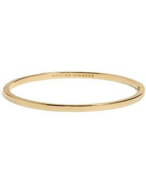 Monica Vinader Vermeil Essentials Bangle - Natural