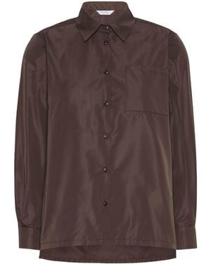 Max Mara Satin Shirt - Brown