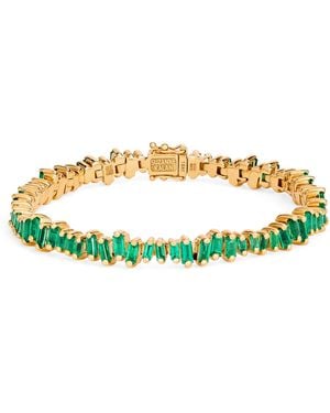 Suzanne Kalan And Emerald Bold Fireworks Tennis Bracelet - Yellow