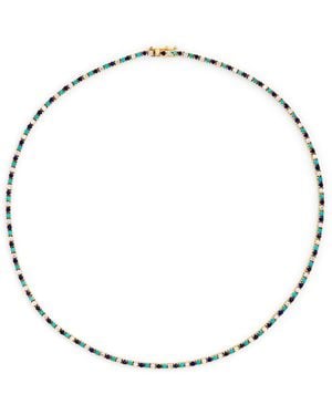 Jennifer Meyer Diamond And Four-Prong Tennis Bracelet - Metallic