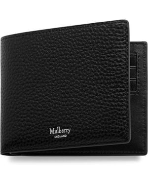 Mulberry Leather Bifold Wallet - Black