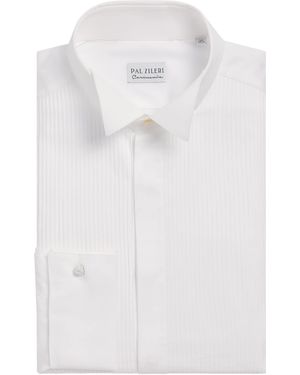 Pal Zileri Cotton Wingtip Collar Shirt - White