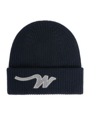 Weekend by Maxmara Virgin Wool Initial Beanie - Blue