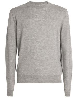 Corneliani Wool-Cashmere Jumper - Grey