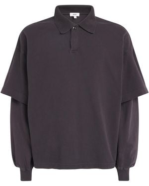 Agolde Curren Polo Shirt - Blue