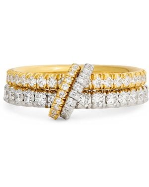 Spinelli Kilcollin And Diamond Cadence Ring - Metallic