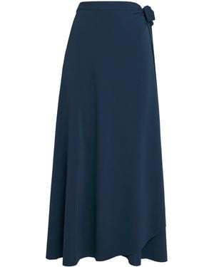 Eres Julietta Wrap Midi Skirt - Blue