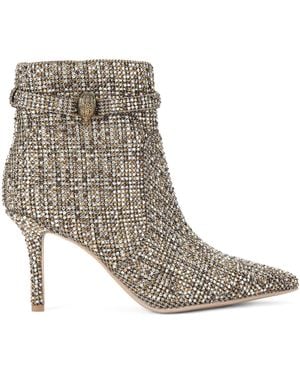 Kurt Geiger Rhinestone Kensington Ankle Boots - Brown