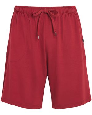 Derek Rose Micro Modal Basel Sweat Shorts - Red