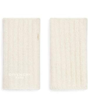 Givenchy Alpaca-Wool Rib Fingerless Gloves - Natural