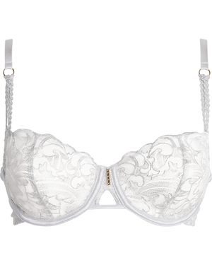Aubade Lace Half-Cup Bra - White