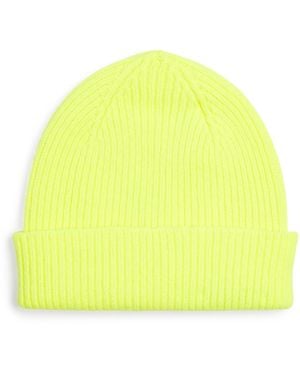 Le Bonnet Lambswool-Caregora Classic Beanie - Yellow