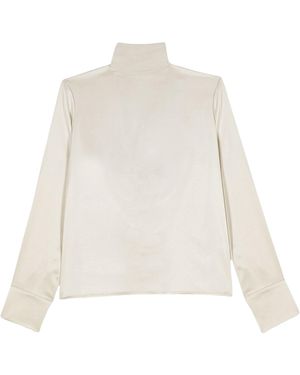 Maje Tie-Detail Blouse - White