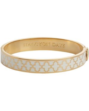 Halcyon Days Plated Agama Bangle - Natural