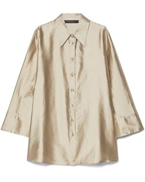 Marina Rinaldi Silk Shirt - Natural