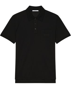 Givenchy Cotton Logo Polo Shirt - Black