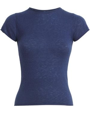 Skims Cashmere T-Shirt - Blue