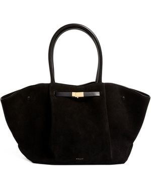 DeMellier London Suede New York Tote Bag - Black