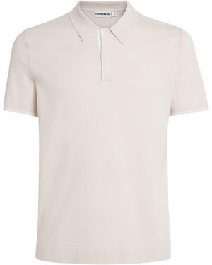 J.Lindeberg Matheo Knit Golf Polo Shirt - White