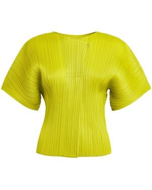 Pleats Please Issey Miyake Monthly Colours June Top - Yellow