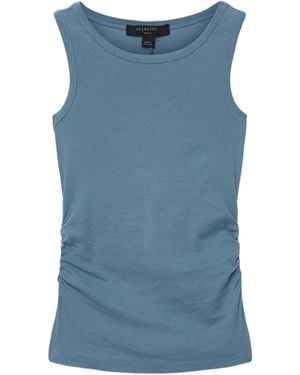 AllSaints Ruched Katarina Tank Top - Blue