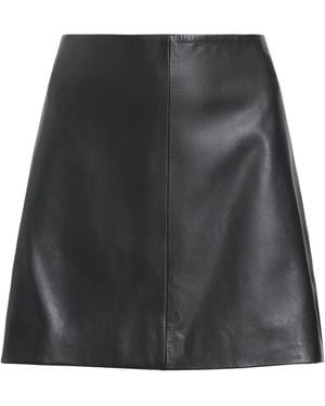 AllSaints Leather Renai Mini Skirt - Black