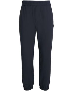 Moose Knuckles Cuffed Logo Track Trousers - Blue