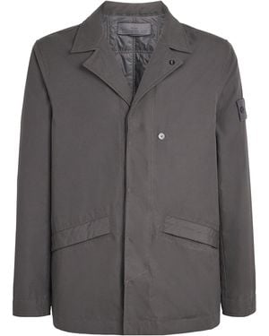 Stone Island Cotton Canvas Water-Repellent Ghost Jacket - Gray