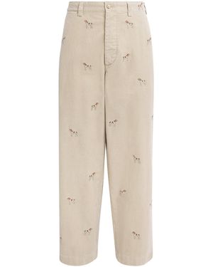 Polo Ralph Lauren Cotton Corduroy Hound Chinos - Natural