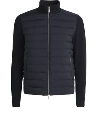 Moorer Duncan Hybrid Jacket - Blue