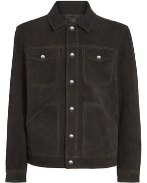 PAIGE Suede Rubino Jacket - Black