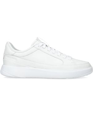 Cole Haan Leather Grandprø All Day Court Trainers - White