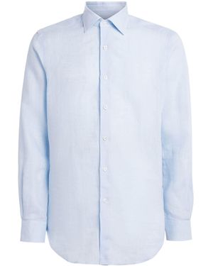 Pal Zileri Linen Shirt - Blue