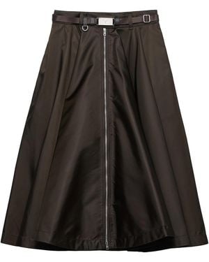 Prada Re-Nylon Midi Skirt - Black