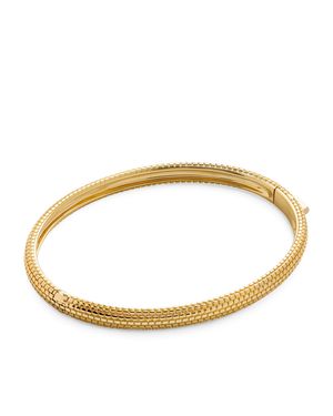 Monica Vinader Vermeil Heirloom Bangle - Brown