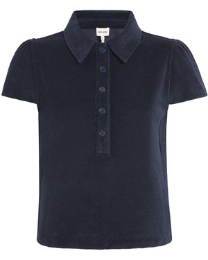 ME+EM Terry Polo Shirt - Blue