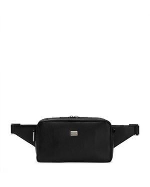 Dolce & Gabbana Calfskin Roma Belt Bag - Black