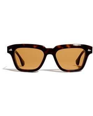 Sestini Eyewear Acetate Quattro Sunglasses - Brown